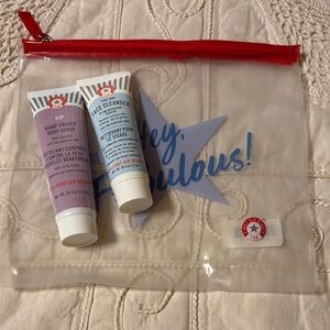 First Aid Beauty Skincare Duo Body Scrub and Face Cleanser